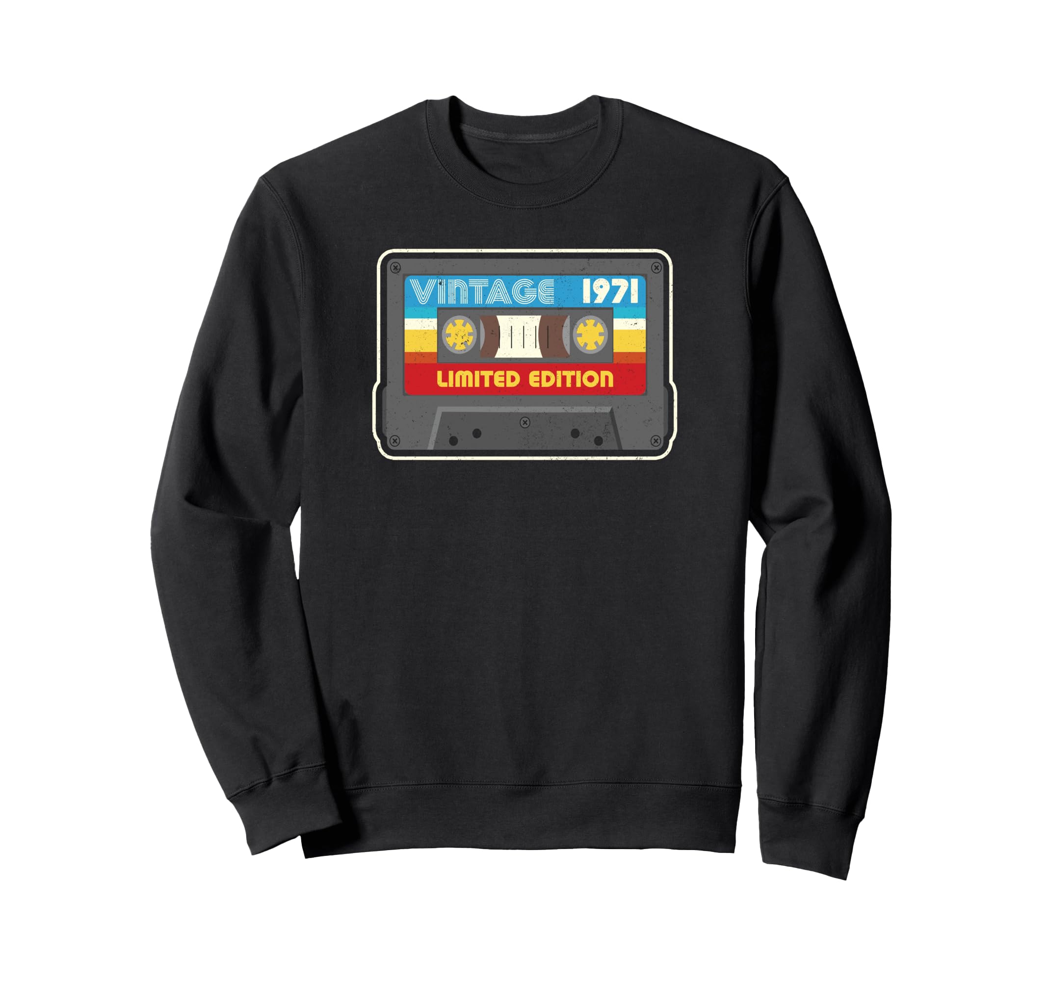 Mixtape 1971 Cassette Tape 50Th Sweatshirt - Novelty Apparel for Adults - T-Shirt, Sweatshirt, Hoodie