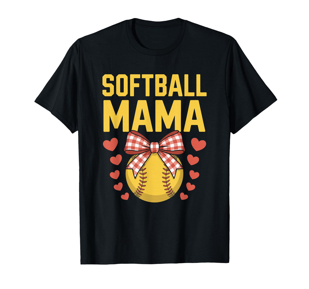 Softball Mama Baseball Game And Sports T-Shirt - Minimalist Print Unisex - T-Shirt, Sweatshirt, Hoodie