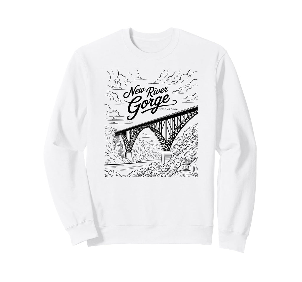 New River Gorge National Park Sweatshirt - Streetwear Style Men Women - T-Shirt, Sweatshirt, Hoodie