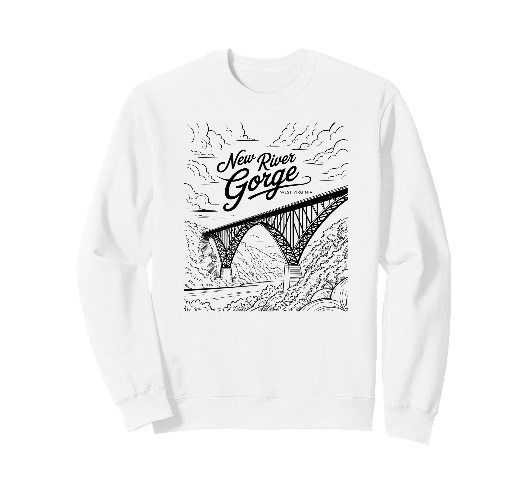New River Gorge National Park Sweatshirt - Streetwear Style Men Women - T-Shirt, Sweatshirt, Hoodie