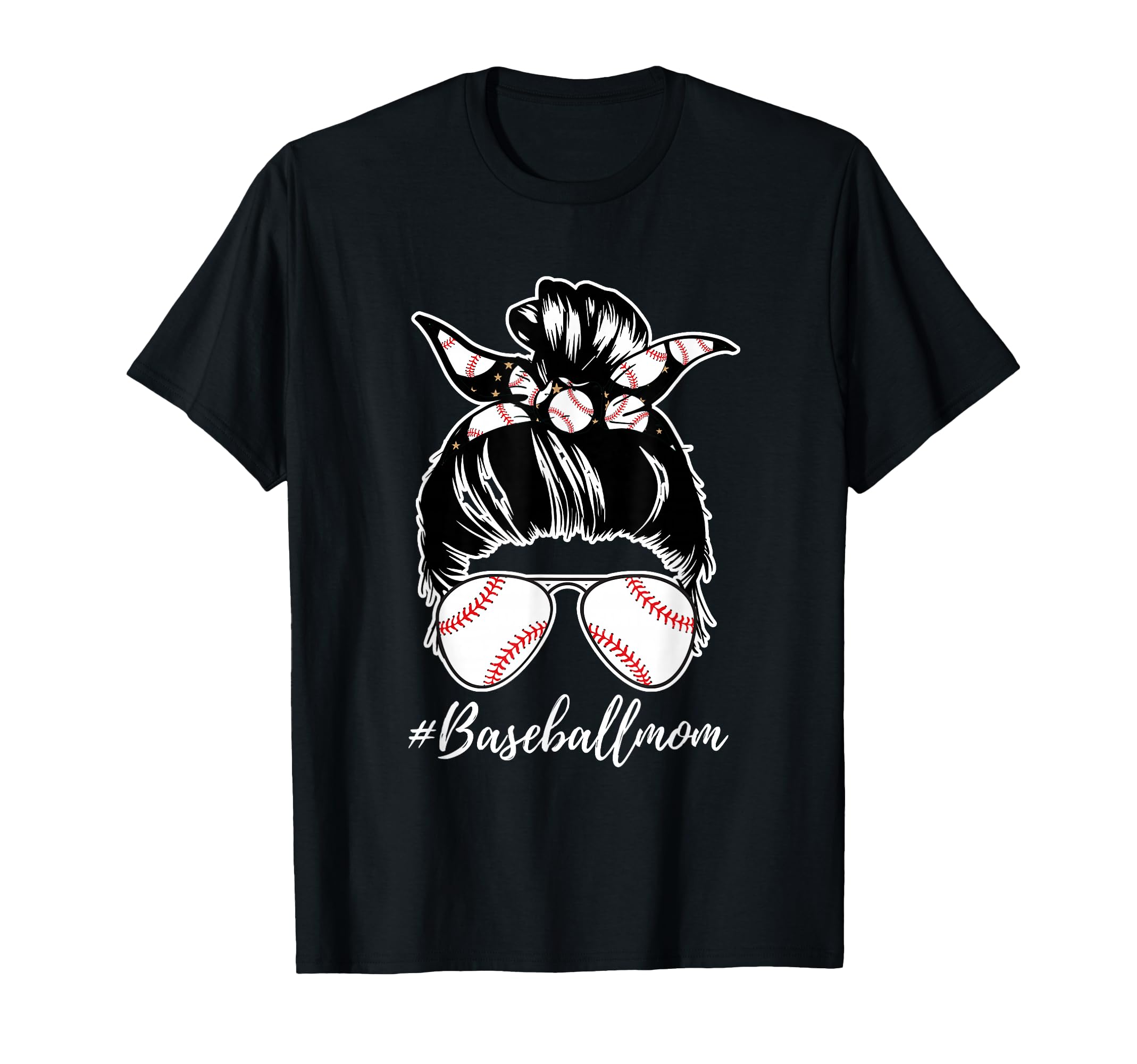 Baseball Mom Life Funny Mother Player T-Shirt - Novelty Apparel for Adults - T-Shirt, Sweatshirt, Hoodie