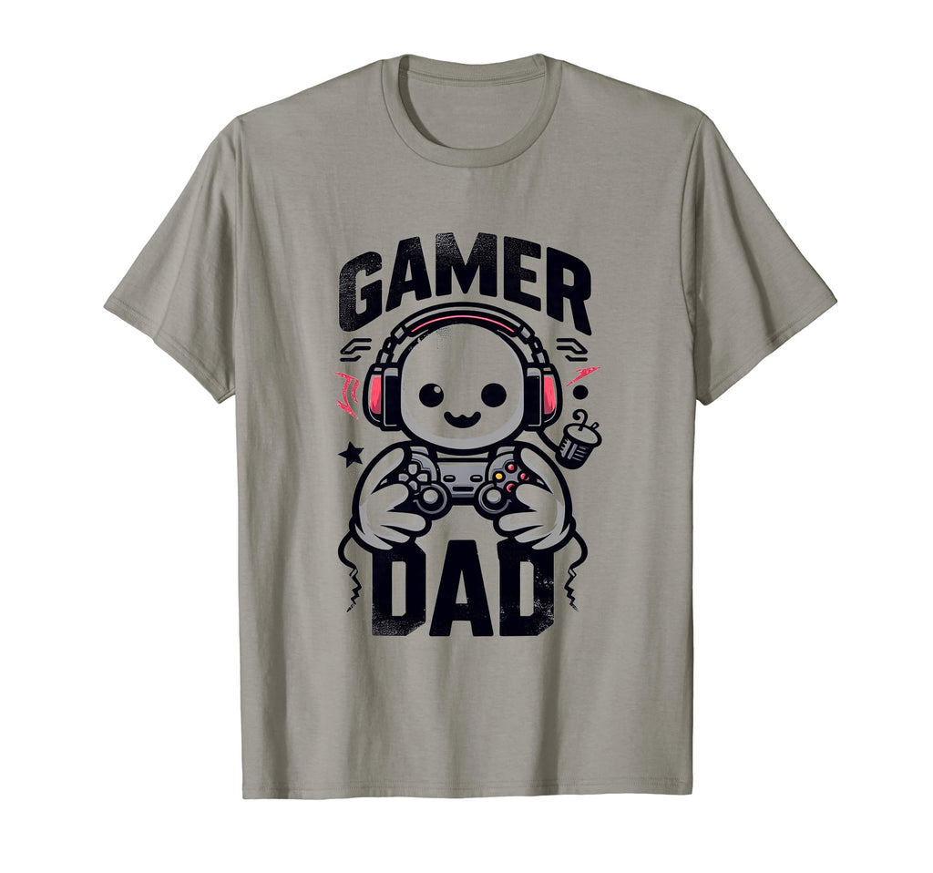Gamer Dad Game Controller Gaming Video Game T-Shirt - Graphic Print Unisex - T-Shirt, Sweatshirt, Hoodie