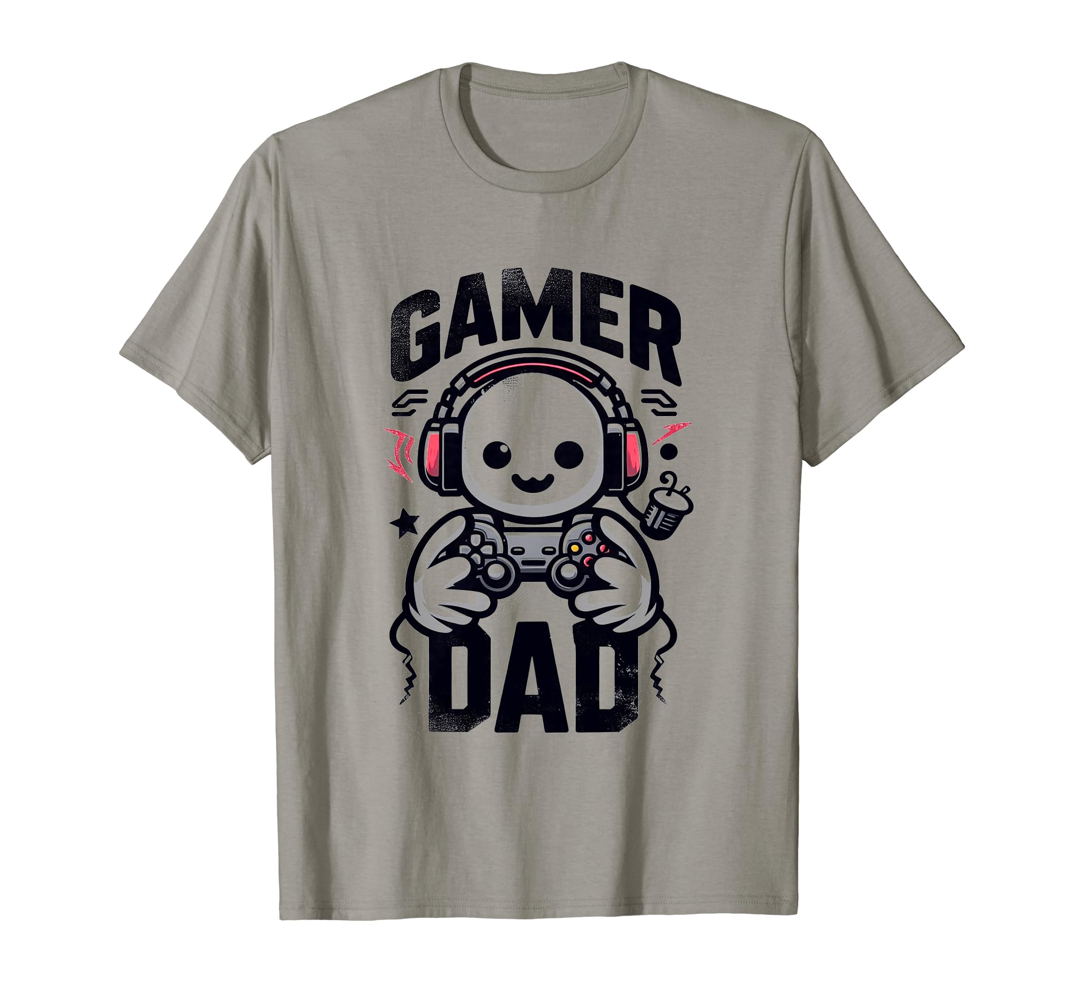 Gamer Dad Game Controller Gaming Video Game T-Shirt - Graphic Print Unisex - T-Shirt, Sweatshirt, Hoodie