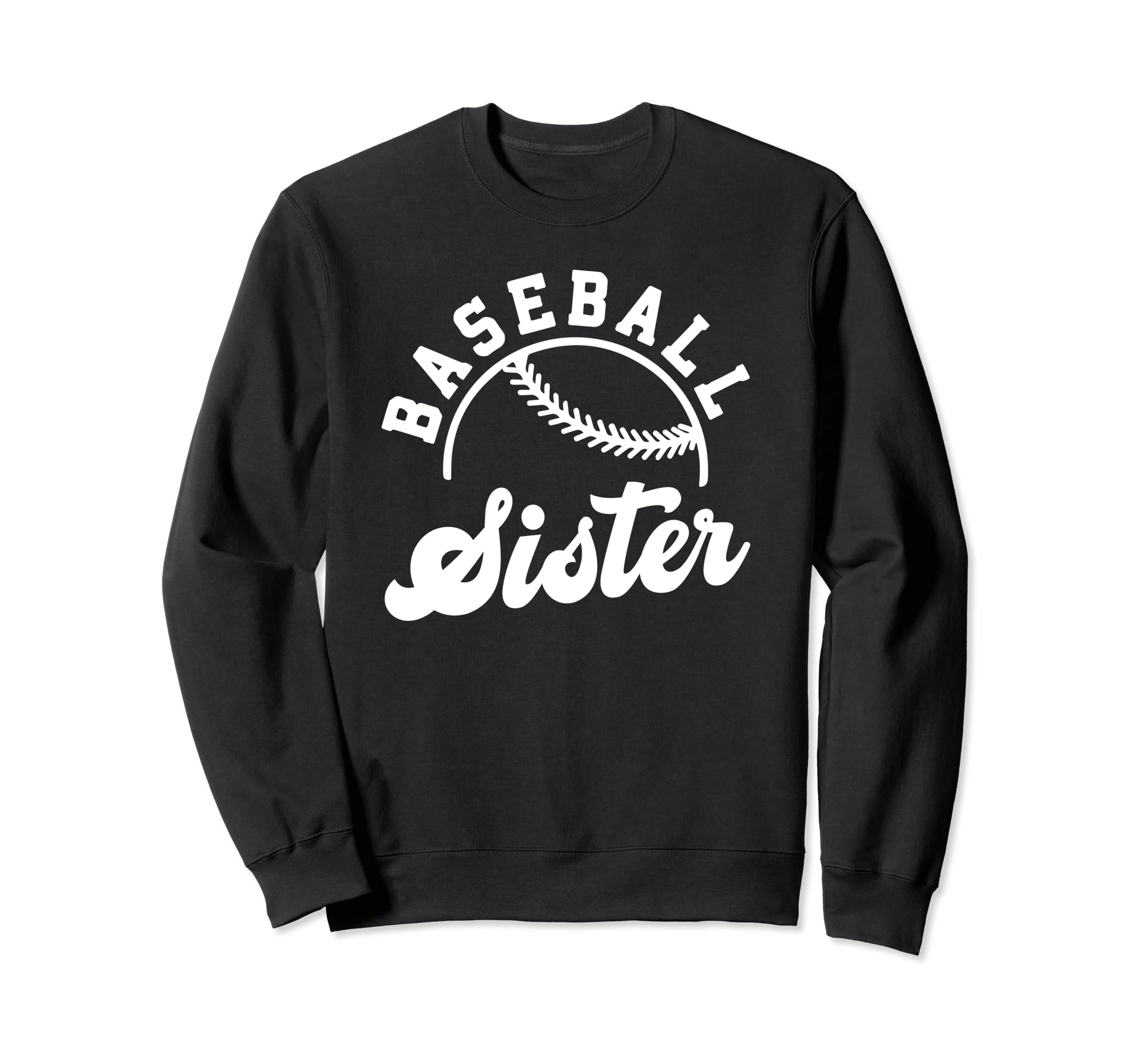 Baseball Sister Matching Sweatshirt - Aesthetic Graphic for Adults - T-Shirt, Sweatshirt, Hoodie