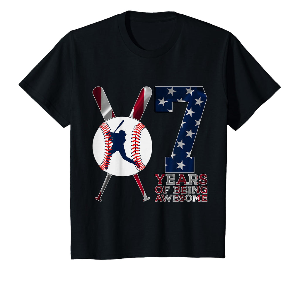 7 Years Being Awesome Baseball T-Shirt - Casual Everyday Wear Men Women - T-Shirt, Sweatshirt, Hoodie