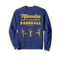 Milwaukee Baseball Fan Sweatshirt - Casual Everyday Wear for Adults - T-Shirt, Sweatshirt, Hoodie