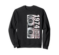 1974 Mens Womens Birthday Cassette Sweatshirt - Unique Graphic for Adults - T-Shirt, Sweatshirt, Hoodie