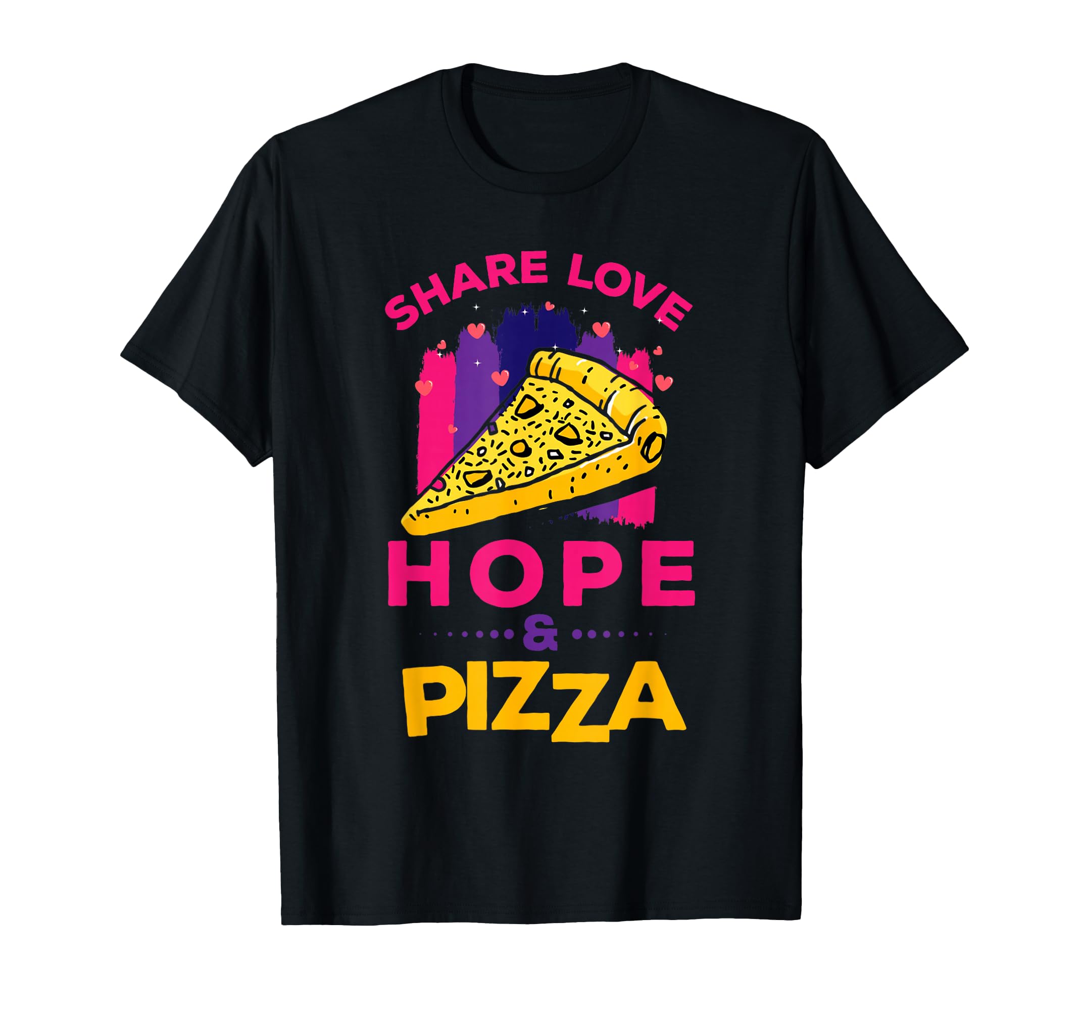 Pizza Maker Or Pizza Chef Peace Love T-Shirt - Streetwear Style Men Women - T-Shirt, Sweatshirt, Hoodie