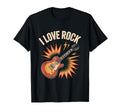 I Love Rock Guitar Music Vibes Energy T-Shirt - Trendy Graphic for Adults - T-Shirt, Sweatshirt, Hoodie