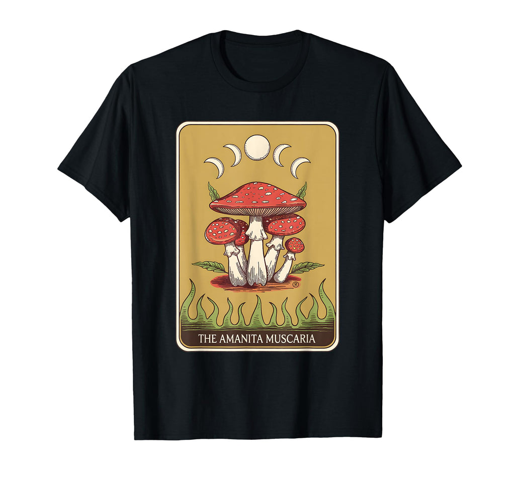 Fairycore Mushroom Amanita Muscaria T-Shirt - Novelty Apparel Men Women - T-Shirt, Sweatshirt, Hoodie