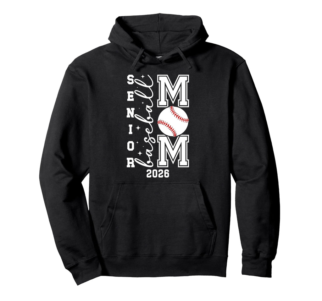Baseball Senior Mom Senior Baseball Hoodie - Fun Novelty Design Men Women - T-Shirt, Sweatshirt, Hoodie