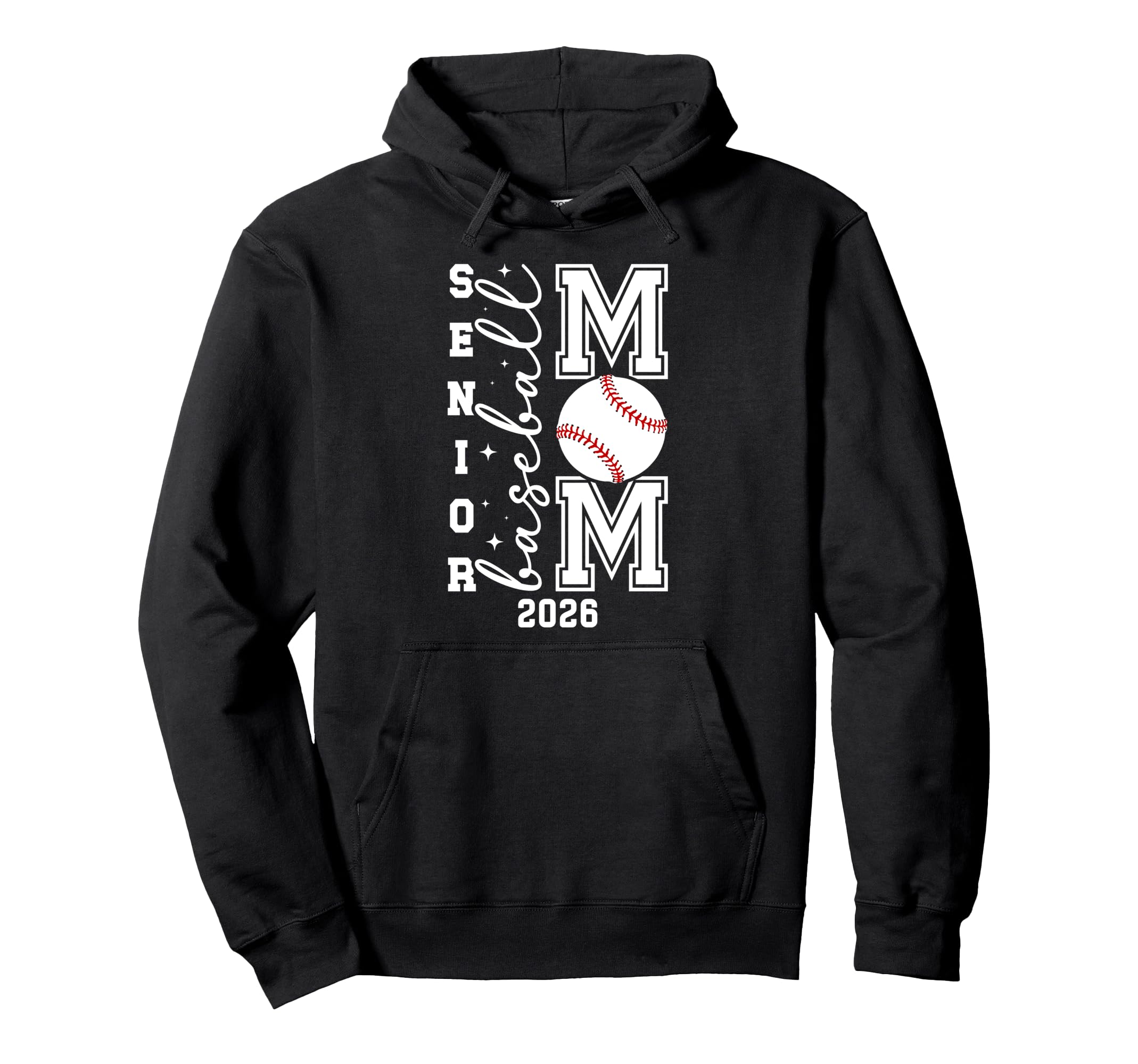 Baseball Senior Mom Senior Baseball Hoodie - Fun Novelty Design Men Women - T-Shirt, Sweatshirt, Hoodie