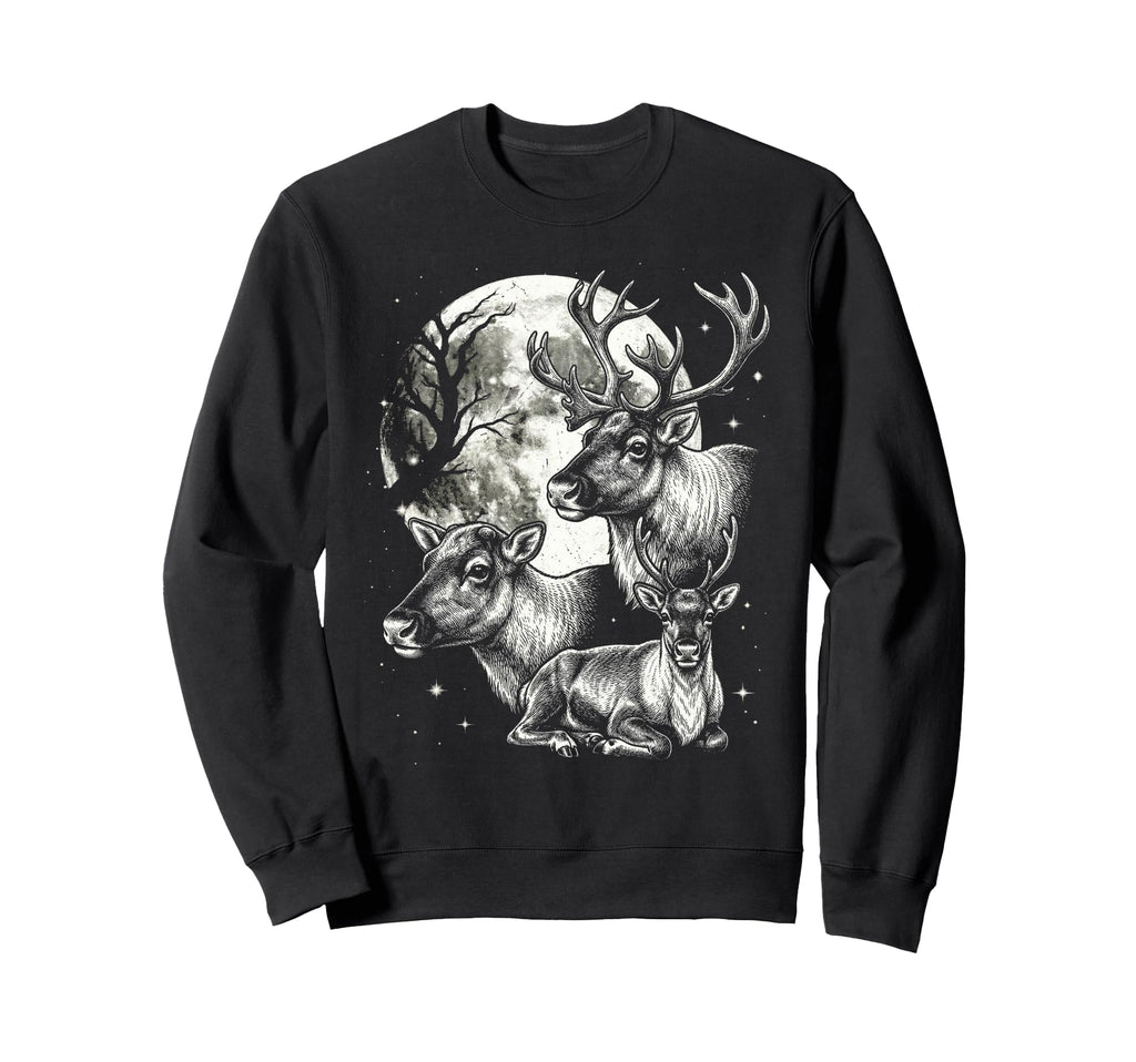 Reindeer 90S Aesthetic Y2K Reindeer Sweatshirt - Aesthetic Graphic Unisex - T-Shirt, Sweatshirt, Hoodie