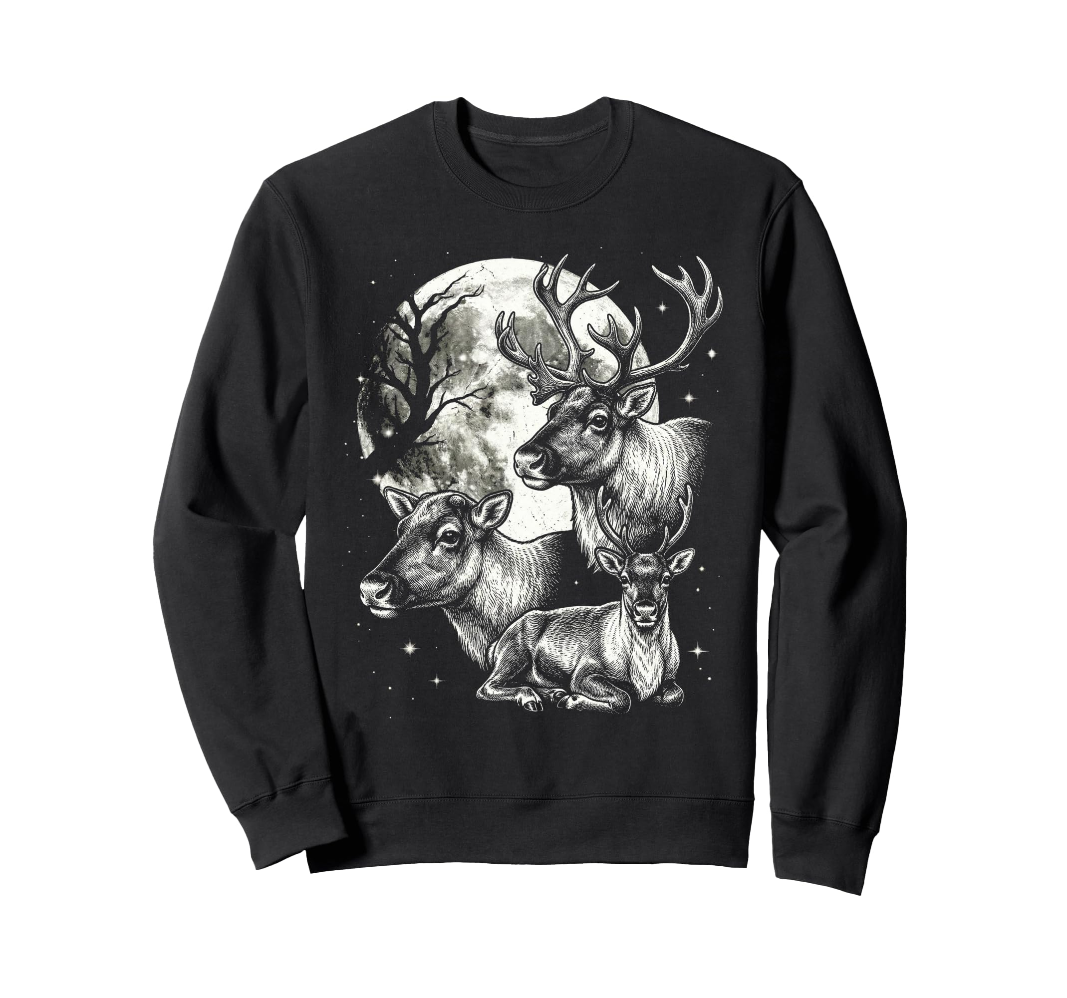 Reindeer 90S Aesthetic Y2K Reindeer Sweatshirt - Aesthetic Graphic Unisex - T-Shirt, Sweatshirt, Hoodie