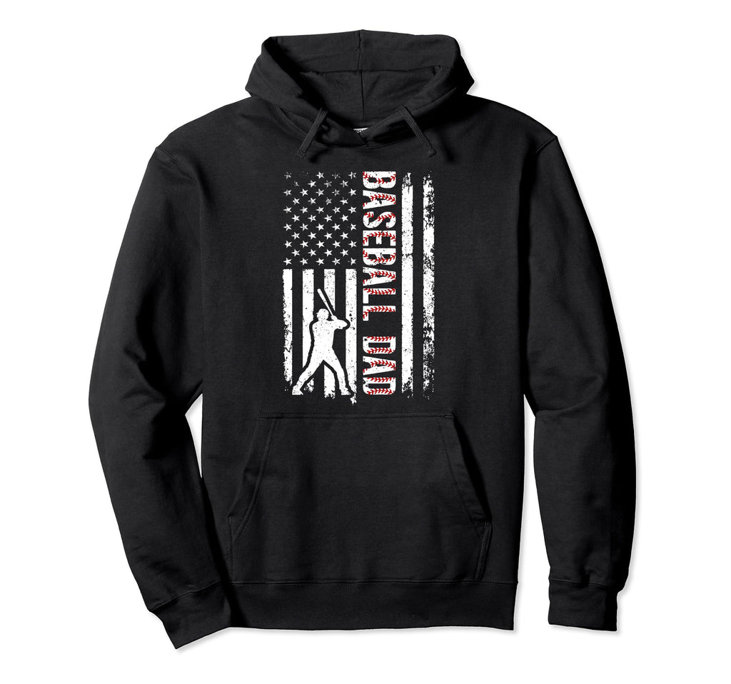 Baseball Dad Baseball Player Father Us Hoodie - Custom Art Print Men Women - T-Shirt, Sweatshirt, Hoodie