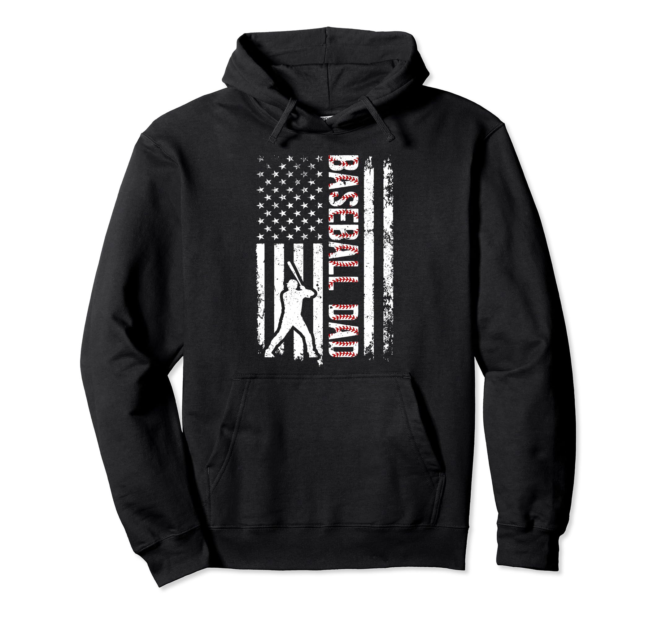 Baseball Dad Baseball Player Father Us Hoodie - Custom Art Print Men Women - T-Shirt, Sweatshirt, Hoodie