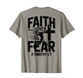 Christian Baseball Faith Over Fear T-Shirt - Minimalist Print for Adults - T-Shirt, Sweatshirt, Hoodie