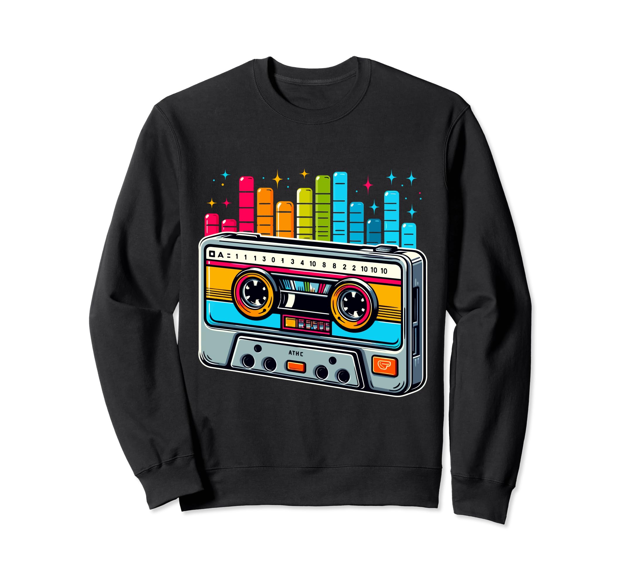 Cassette Tape Music Lover Sweatshirt - Aesthetic Graphic Unisex - T-Shirt, Sweatshirt, Hoodie