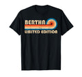 Bertha 70S 80S Sunset Stripe T-Shirt - Fun Novelty Design for Adults - T-Shirt, Sweatshirt, Hoodie