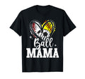 Ball Mama Baseball Softball Soccer Mom T-Shirt - Unique Graphic Unisex - T-Shirt, Sweatshirt, Hoodie