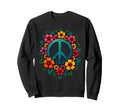60S 70S Flower Power Groovy Sweatshirt - Fun Novelty Design for Adults - T-Shirt, Sweatshirt, Hoodie
