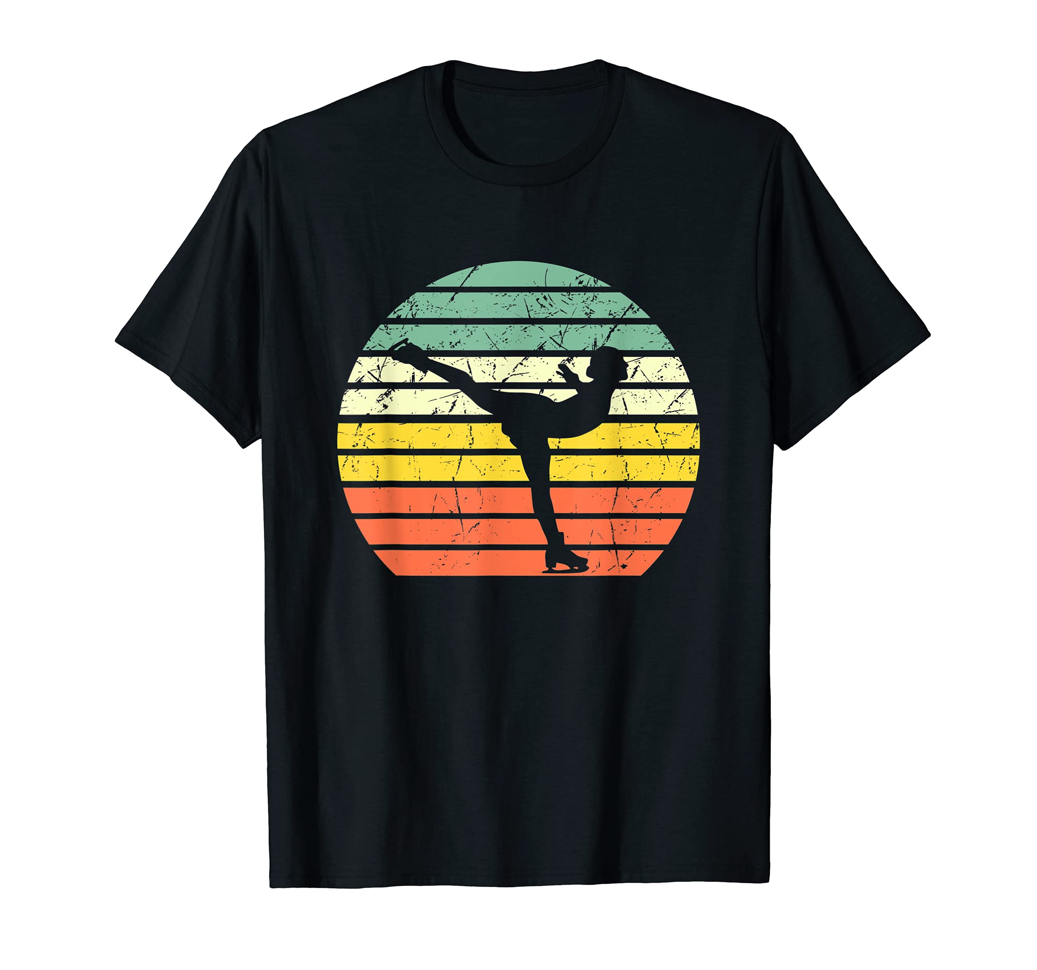 Figure Skater Silhouette Ice Skating T-Shirt - Unique Graphic for Adults - T-Shirt, Sweatshirt, Hoodie