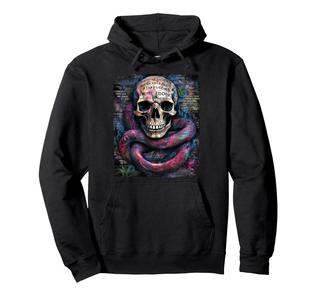 Aesthetic Streetwear Skull Hoodie - Custom Art Print Men Women - T-Shirt, Sweatshirt, Hoodie