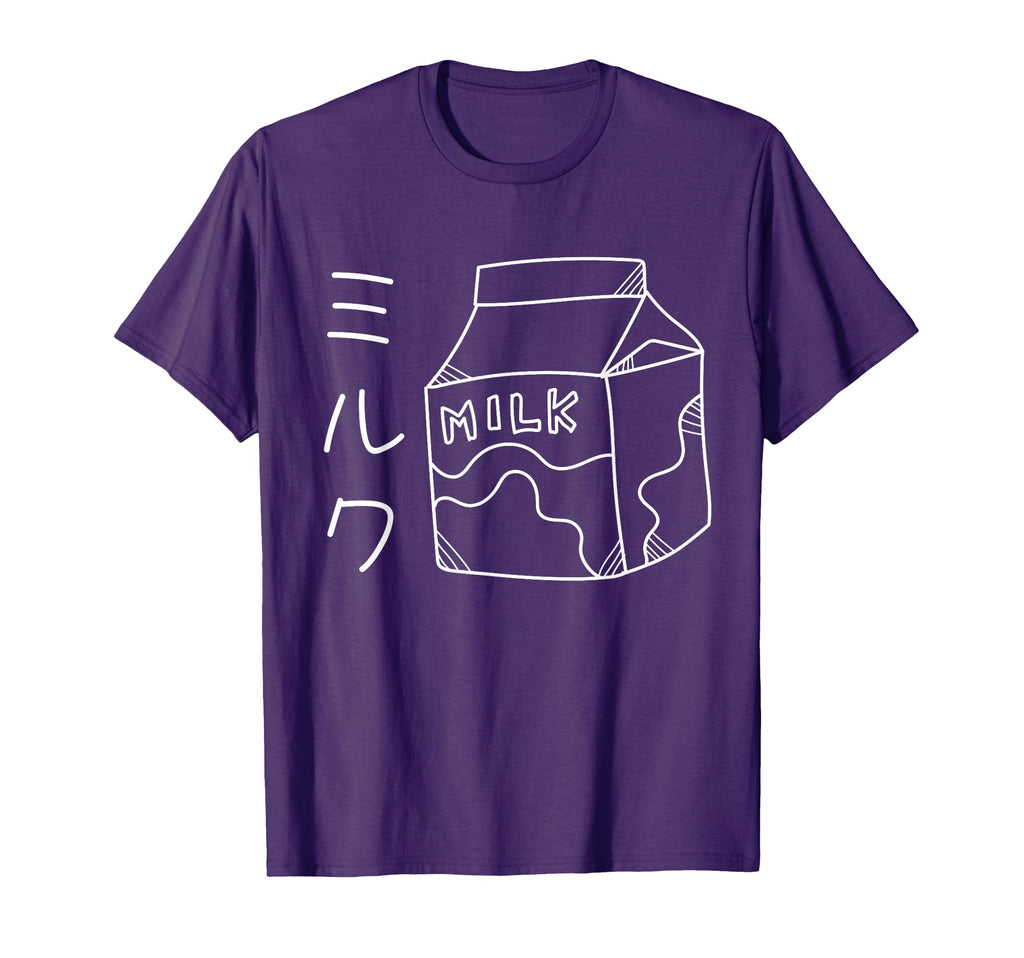 Milk Japanese Kawaii Line Art Harajuku T-Shirt - Unique Graphic for Adults - T-Shirt, Sweatshirt, Hoodie