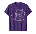 Milk Japanese Kawaii Line Art Harajuku T-Shirt - Unique Graphic for Adults - T-Shirt, Sweatshirt, Hoodie