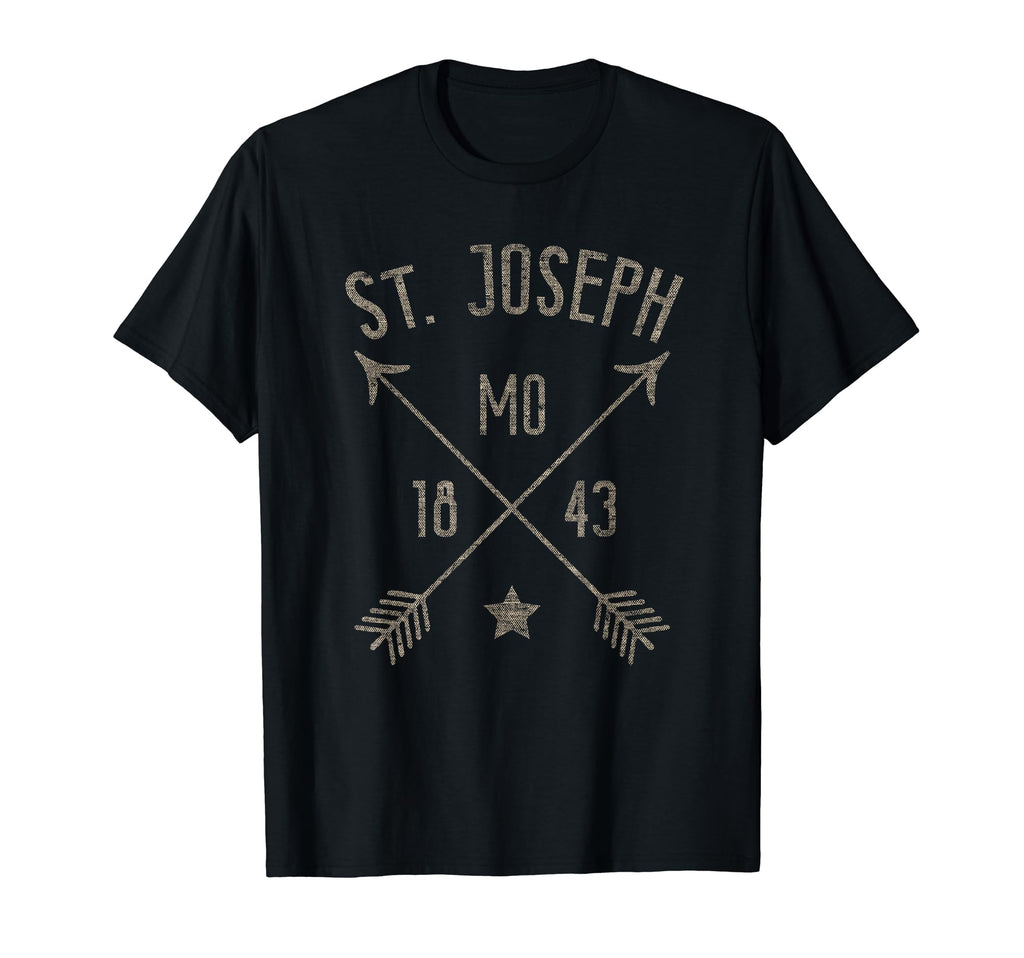 St Joseph Mo Distressed Boho Arrows T-Shirt - Graphic Print for Adults - T-Shirt, Sweatshirt, Hoodie
