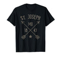 St Joseph Mo Distressed Boho Arrows T-Shirt - Graphic Print for Adults - T-Shirt, Sweatshirt, Hoodie