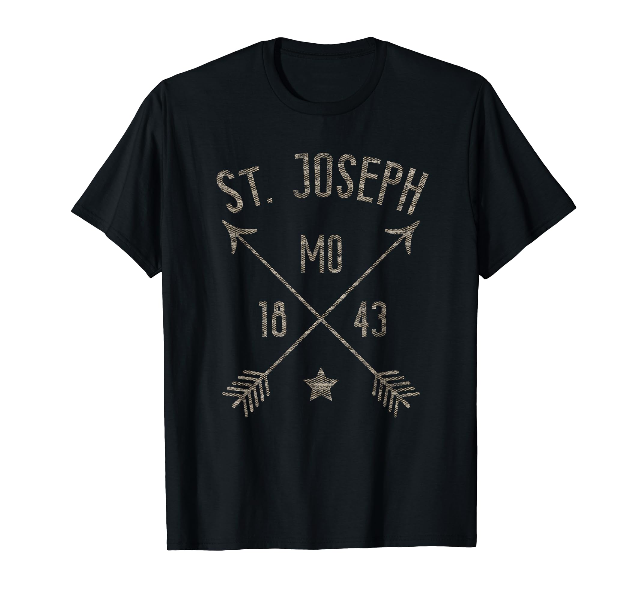 St Joseph Mo Distressed Boho Arrows T-Shirt - Graphic Print for Adults - T-Shirt, Sweatshirt, Hoodie