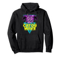 Catorwave 80S Retrowave Cat 90S Hoodie - Aesthetic Graphic Men Women - T-Shirt, Sweatshirt, Hoodie
