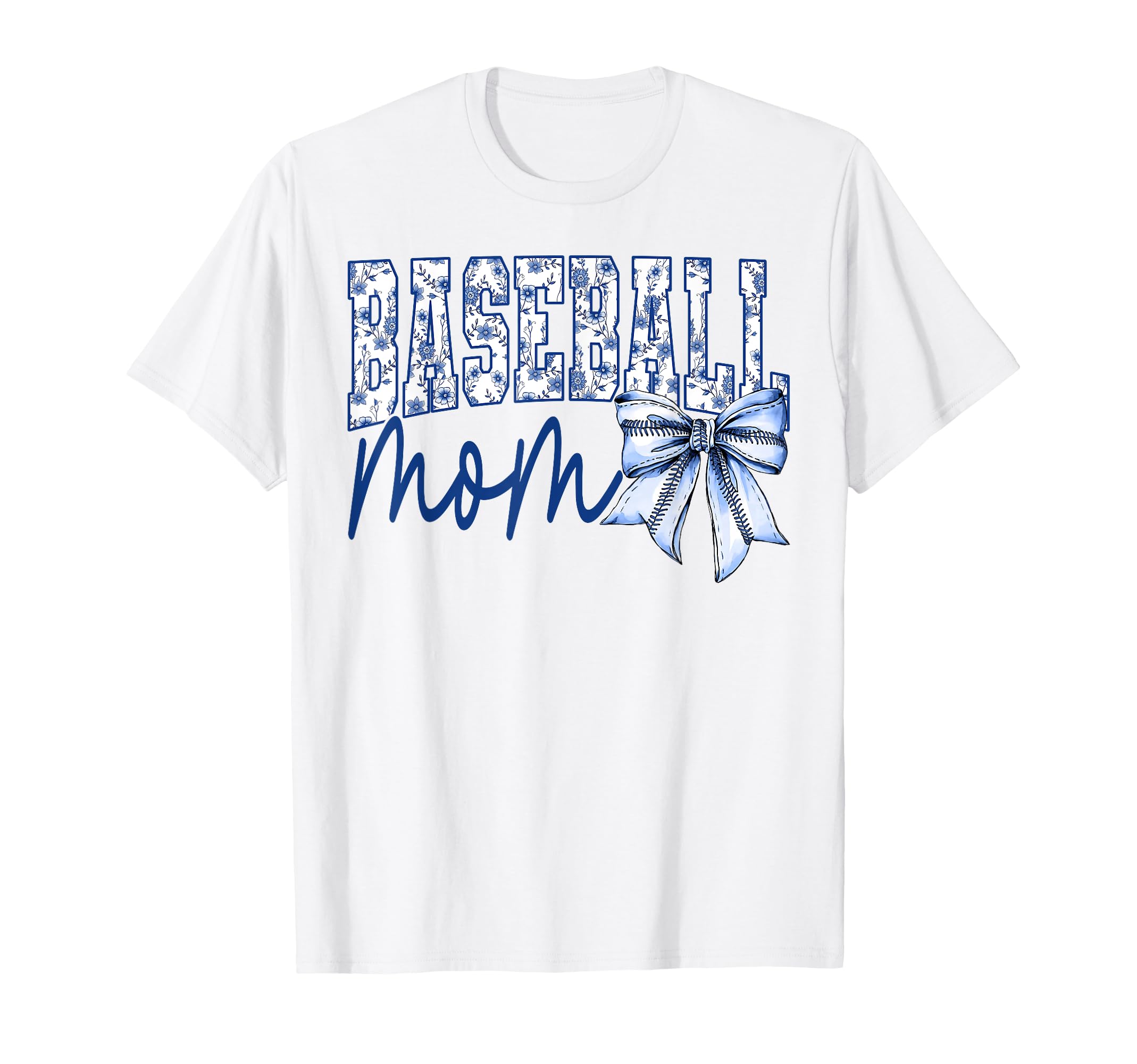 Groovy Baseball Mom Coquette Bow Game T-Shirt - Novelty Apparel Men Women - T-Shirt, Sweatshirt, Hoodie
