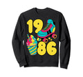 1986 Roller Skates Sweet Treats Sweatshirt - Streetwear Style Unisex - T-Shirt, Sweatshirt, Hoodie