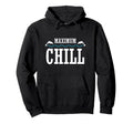 Maximum Chill Summer Dolphin Vaporwave Hoodie - Graphic Print for Adults - T-Shirt, Sweatshirt, Hoodie