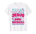 Jesus And Baseball Bow Christian T-Shirt - Fun Novelty Design for Adults - T-Shirt, Sweatshirt, Hoodie