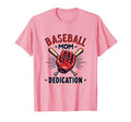 Baseball Mom Dedication T-Shirt - Fun Novelty Design for Adults - T-Shirt, Sweatshirt, Hoodie