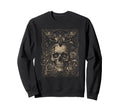 Skull Cat Skeleton Kitty Kitten Sweatshirt - Fun Novelty Design Men Women - T-Shirt, Sweatshirt, Hoodie