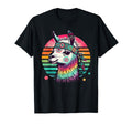 Tie Dye Llama Colorful Hippie Funny T-Shirt - Minimalist Print for Adults - T-Shirt, Sweatshirt, Hoodie