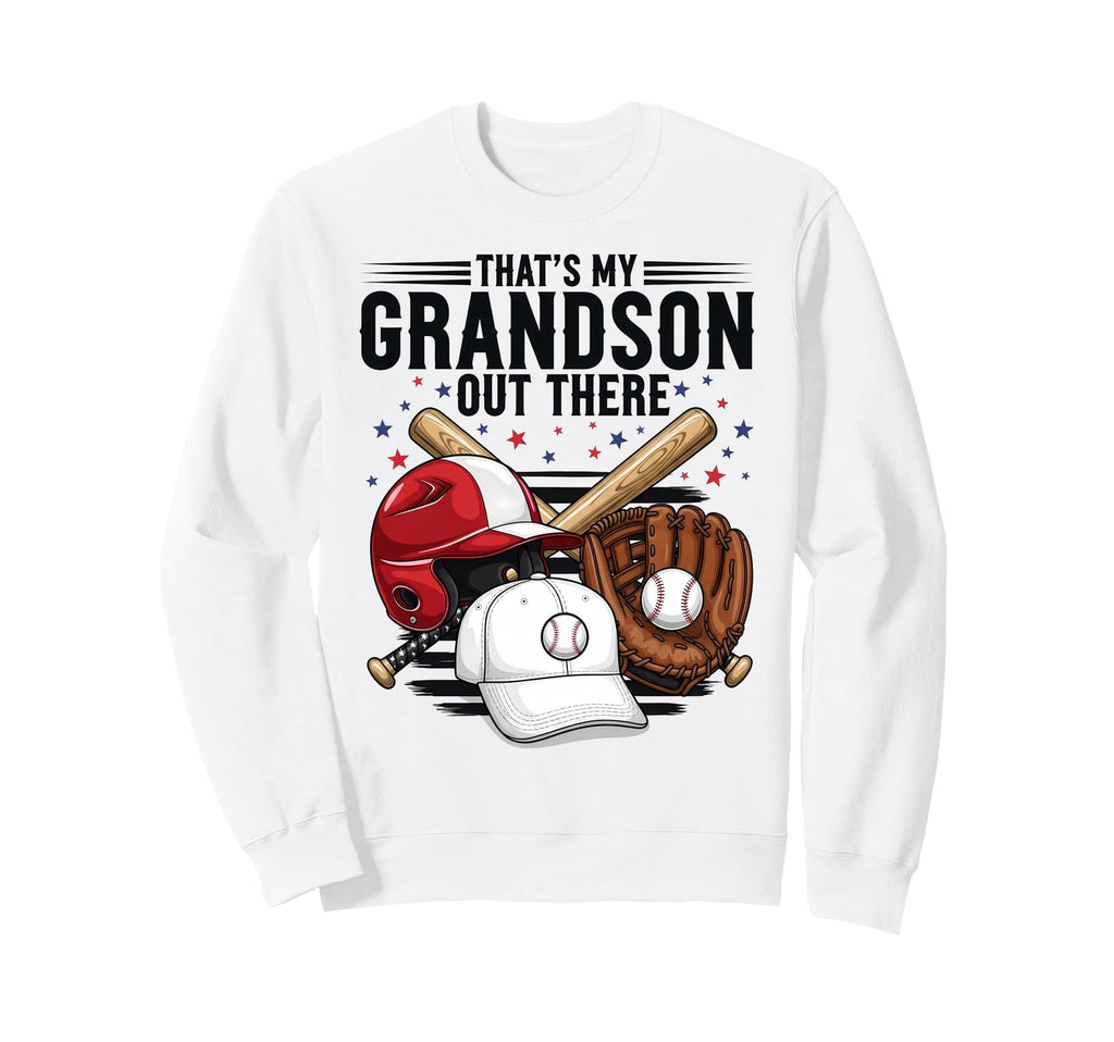 Proud Baseball Grandma Sweatshirt - Casual Everyday Wear for Adults - T-Shirt, Sweatshirt, Hoodie