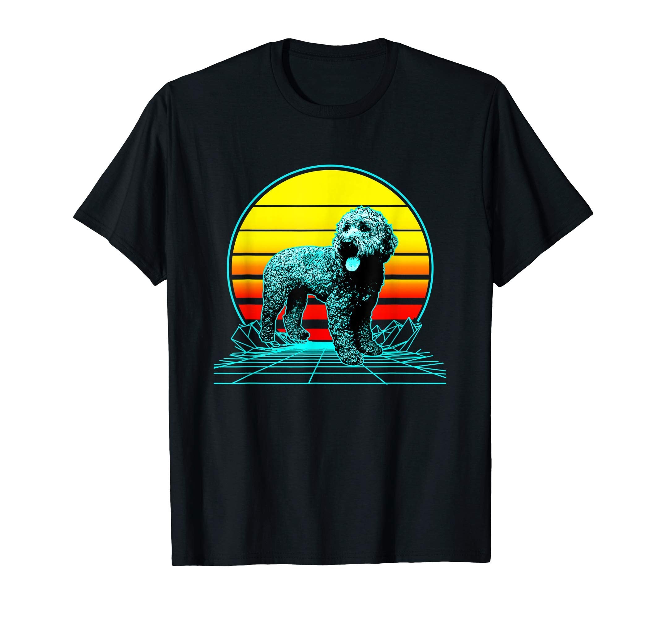 Sunset Cavapoo T-Shirt - Fun Novelty Design Unisex - T-Shirt, Sweatshirt, Hoodie