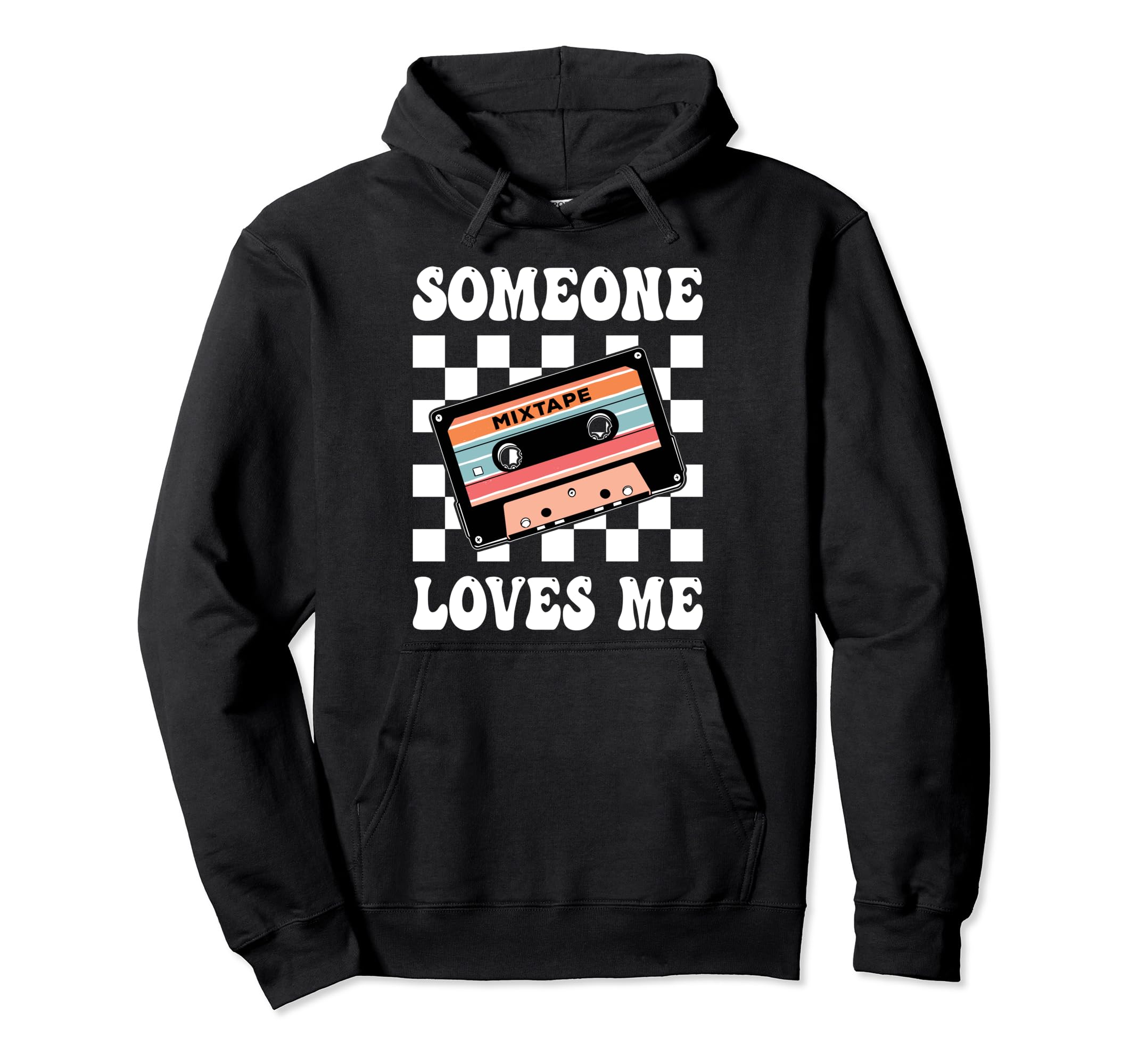 Mixtape 80 S Cassette Tape Hoodie - Minimalist Print Unisex - T-Shirt, Sweatshirt, Hoodie