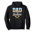 Dad Ballers Baseball Players Ice Cream Hoodie - Streetwear Style Men Women - T-Shirt, Sweatshirt, Hoodie