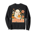 Summerween Ghost Boho Floral Summer Sweatshirt - Graphic Print for Adults - T-Shirt, Sweatshirt, Hoodie