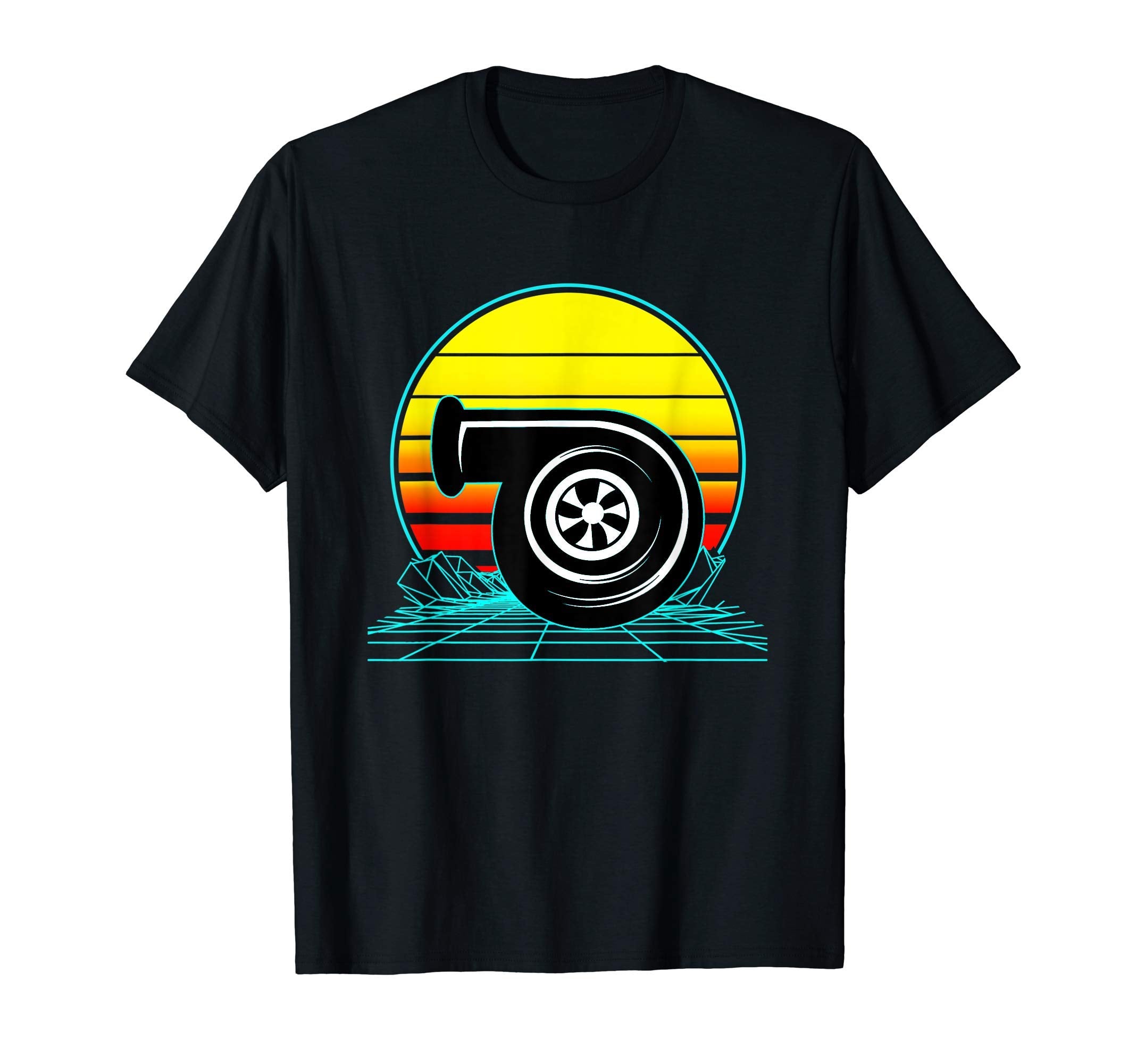 Sunset Turbo T-Shirt - Novelty Apparel Unisex - T-Shirt, Sweatshirt, Hoodie
