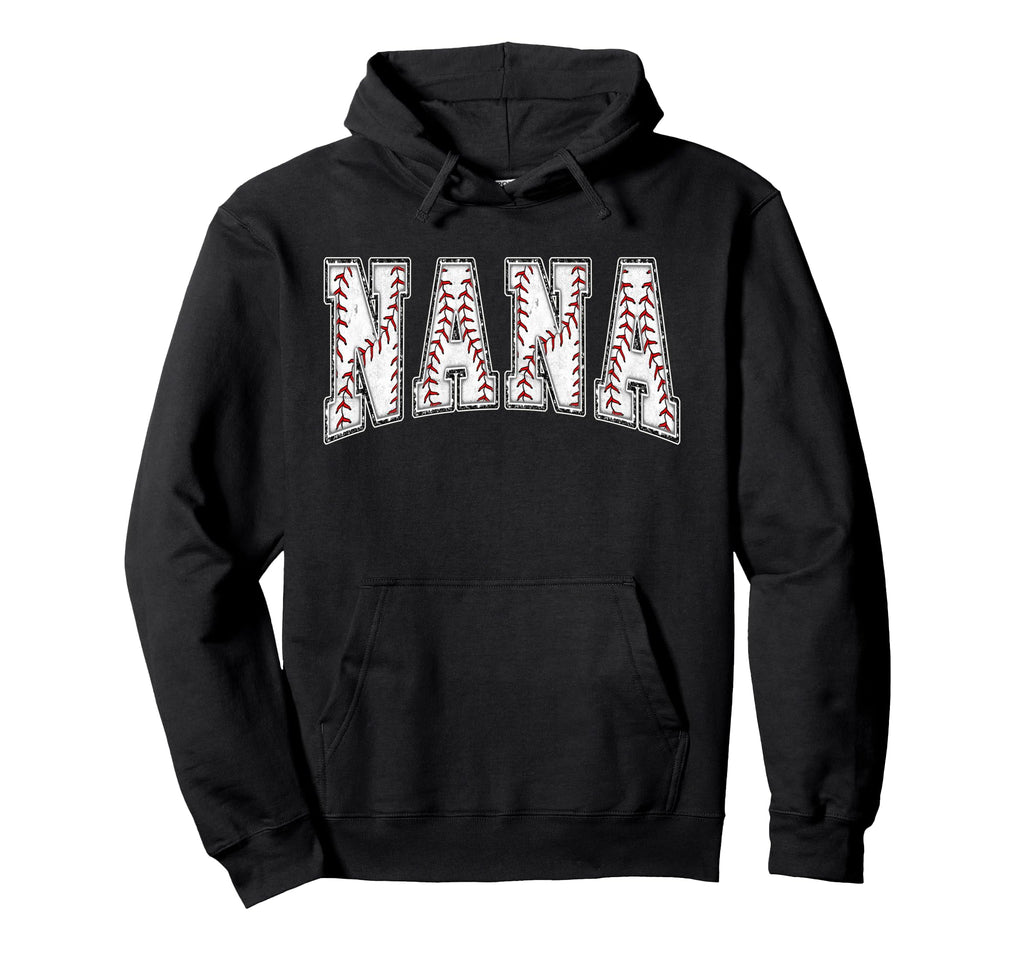 Baseball Nana Baseball Nephew Mothers Hoodie - Streetwear Style Men Women - T-Shirt, Sweatshirt, Hoodie