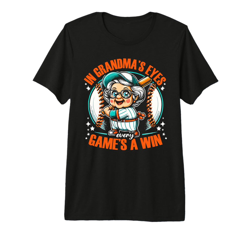 Baseball Grandma Grandmother Granny T-Shirt - Minimalist Print Unisex - T-Shirt, Sweatshirt, Hoodie