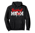 Personalized Proud Mom Jersey Number 9 Hoodie - Unique Graphic for Adults - T-Shirt, Sweatshirt, Hoodie