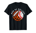 Mom Ballers Funny Baseball Basketball T-Shirt - Trendy Graphic for Adults - T-Shirt, Sweatshirt, Hoodie